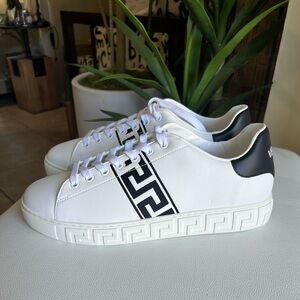 VERSACE Barocco Greca Jacquard Low Top Sneakers Size 10 (43)